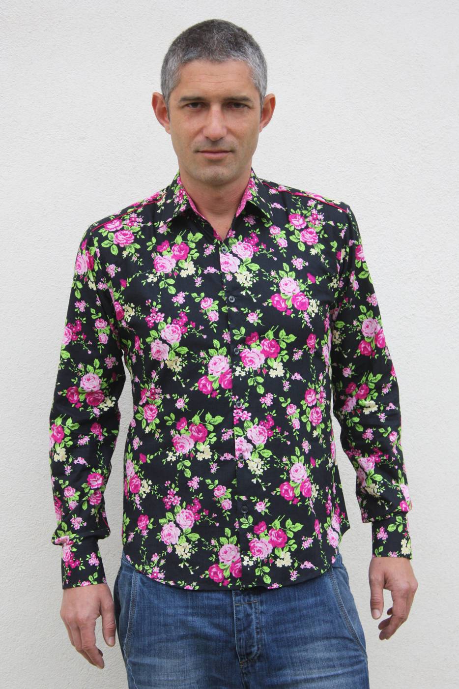 chemise fleurie homme