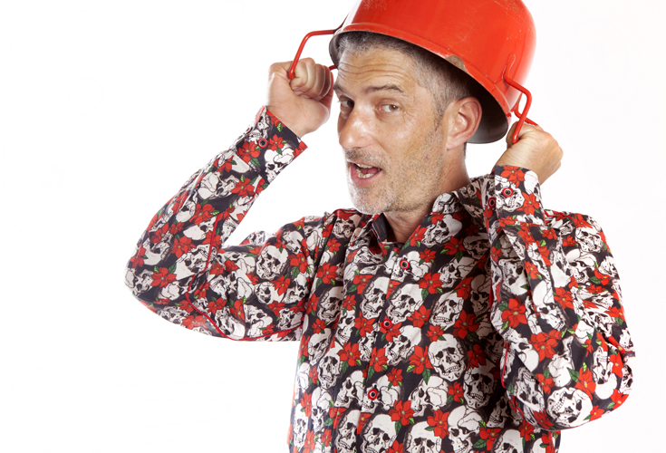 Chemise homme rouge et noir - Tête De Mort - BAÏSAP