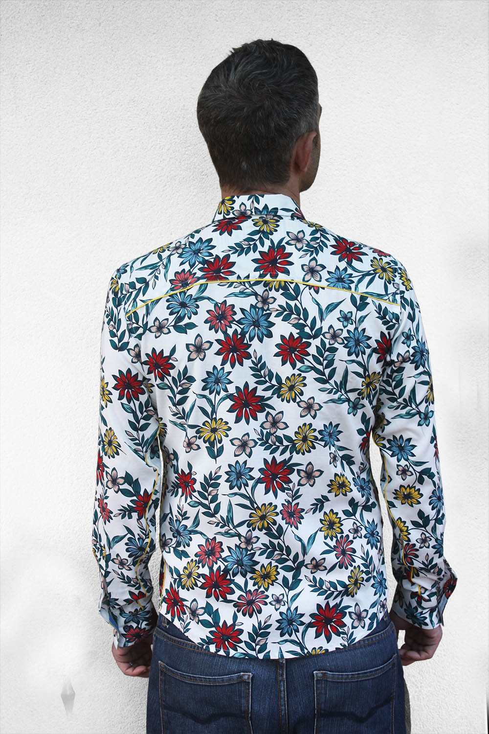 Chemise fleur homme Marguerite BAÏSAP