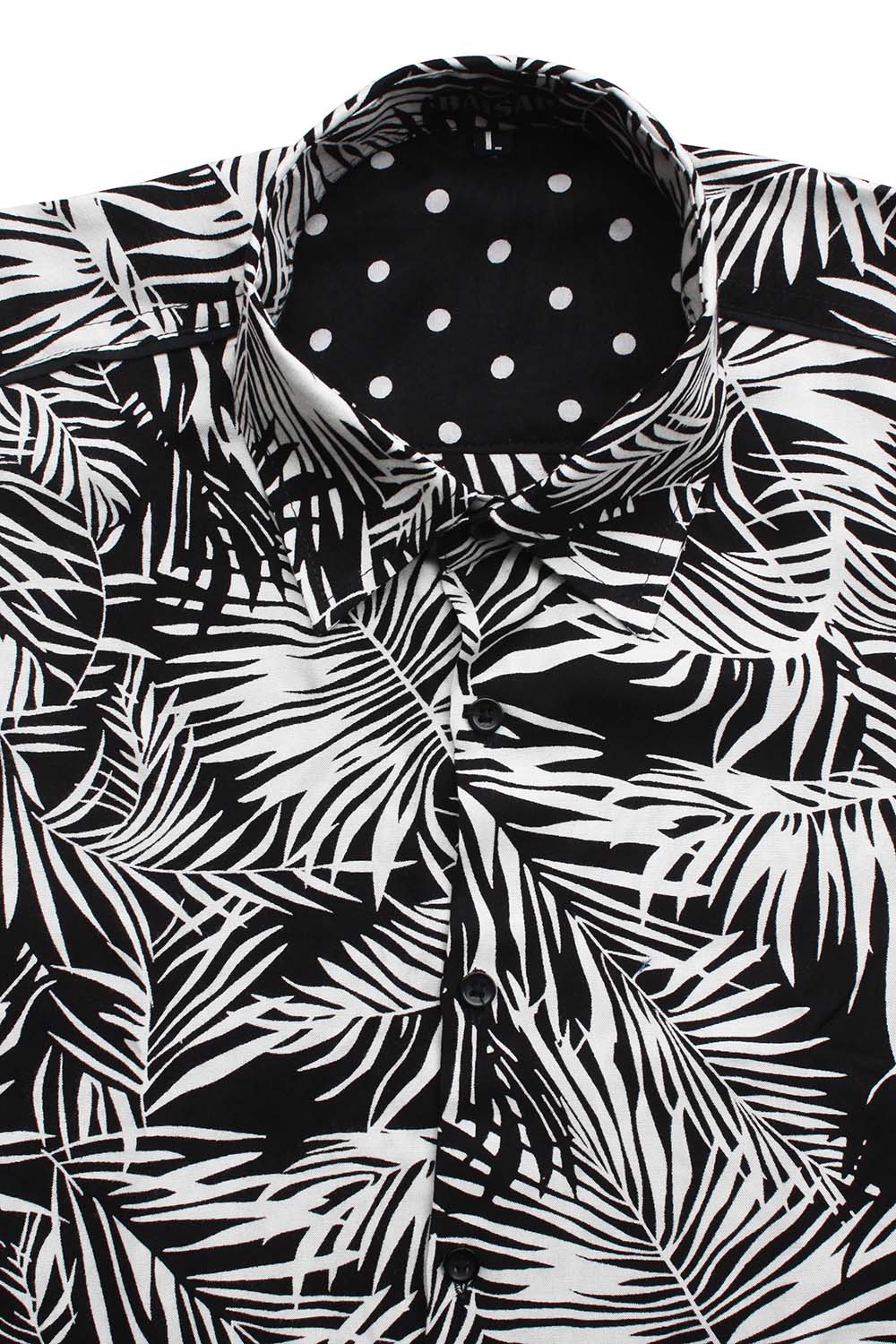 Black and White Palm Tree shirt - BAÏSAP
