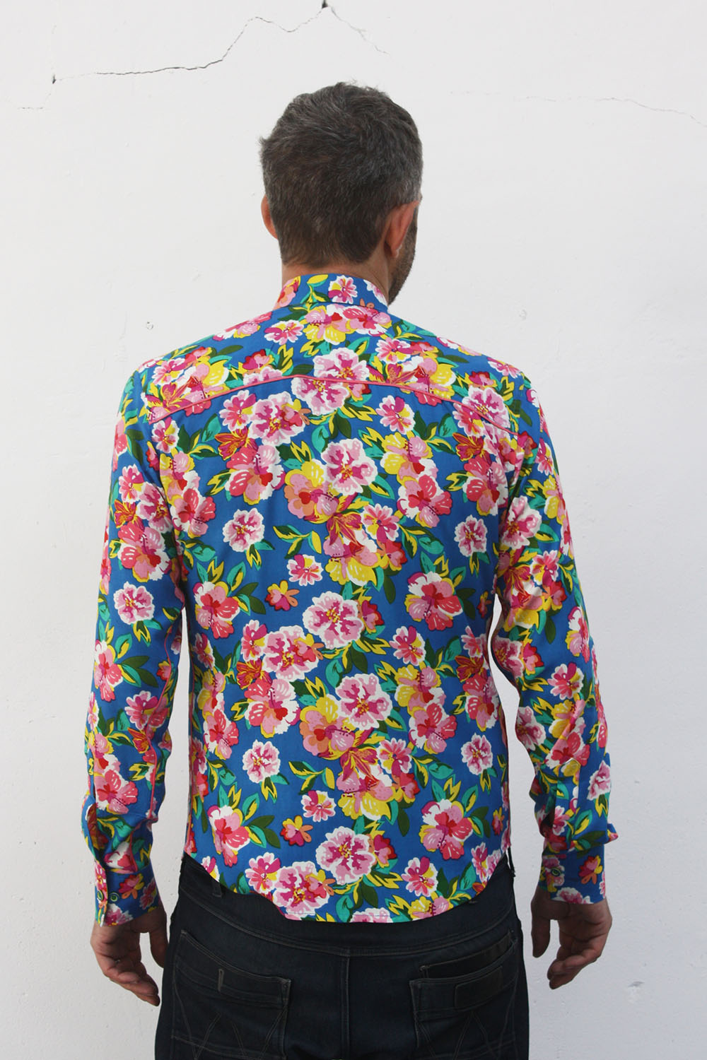 70s floral shirt