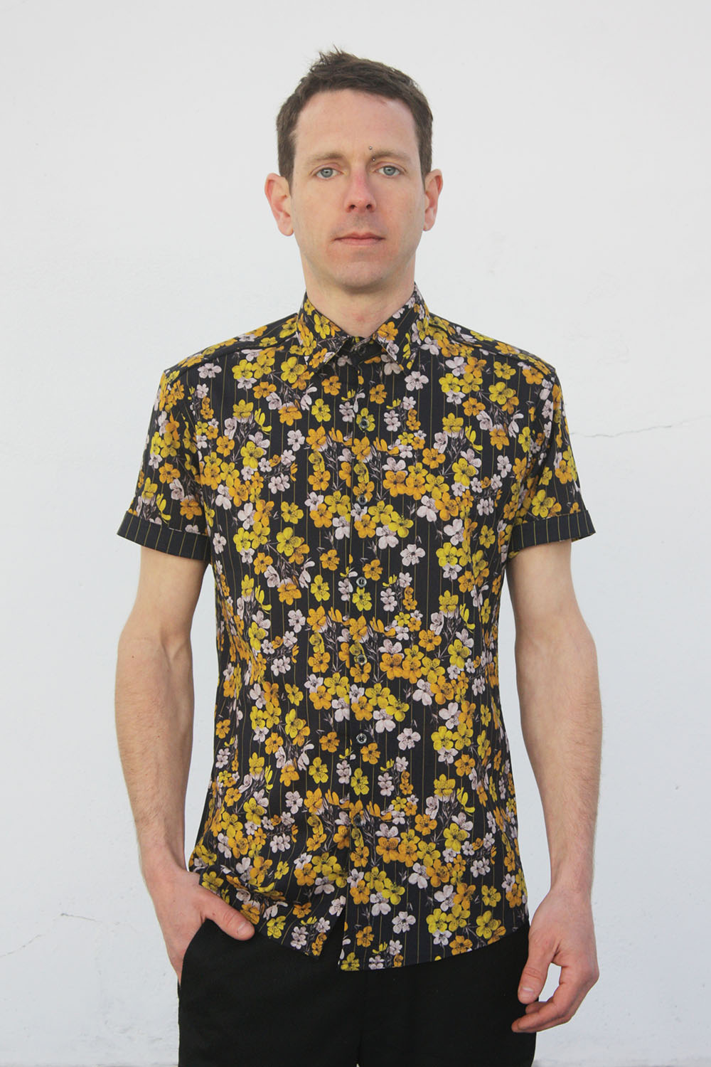 Mens floral shirts short sleeve ...