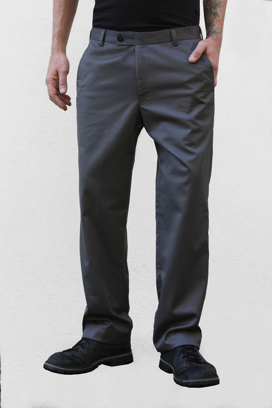 Pantalon casual gris - Serpiente - BAÏSAP