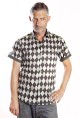 Baïsap - Kariertes Hemd kurzarm - Jacquard 