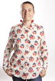 Baïsap - Rot blaue Bluse - Kirsche 
