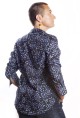 Baïsap - Blusa negra con flores - Miosotis 
