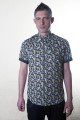 Baïsap - Chemise à pois homme, manches courtes - Impressionniste