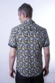 Baïsap - Chemise à pois homme, manches courtes - Impressionniste