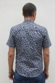 Baïsap - Chemise Leopard Gris - manches courtes
