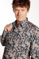Baïsap - Camisas floreadas hombre - Flor de Cerezo Azul