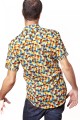 Baïsap - Vintage kurzarm Hemd Herren 