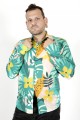 Baïsap - Camisa verde estampada - Tropicool 