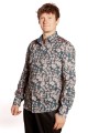 Baïsap - Camisas floreadas hombre - Flor de Cerezo Azul