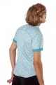 Baïsap - Camisa manga corta leopardo - Turquesa 