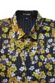 Baïsap - Camisas de flores manga corta - Flor de Cerezo Dorado