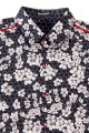 Baïsap - Black shirt with flowers - Alveole 