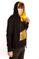 Baïsap -  Black and gold hoodie mens