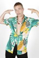 Baïsap - Green hawaiian shirt -Tropicool