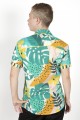 Baïsap - Green hawaiian shirt -Tropicool