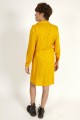 Baïsap - Robe chemise jaune moutarde - Pois 