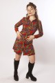 Baïsap - Vestido estampado Hojas 