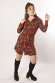 Baïsap - Vestido estampado Hojas 