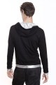 Baïsap - Sweat à capuche zippé - Argent 