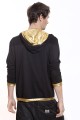 Baïsap -  Black and gold hoodie mens