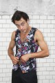 Baïsap - Floral waistcoat - Flowers Retro