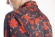 Baïsap - Chemise noire fleurie - Fleurs Rouges 
