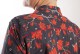 Baïsap - Rote Blumen Bluse