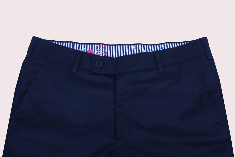 Pantalon bleu marine casual - Tea Time 